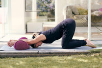 Yoga-Bolster yin - rund - Samtosha - organic cotton