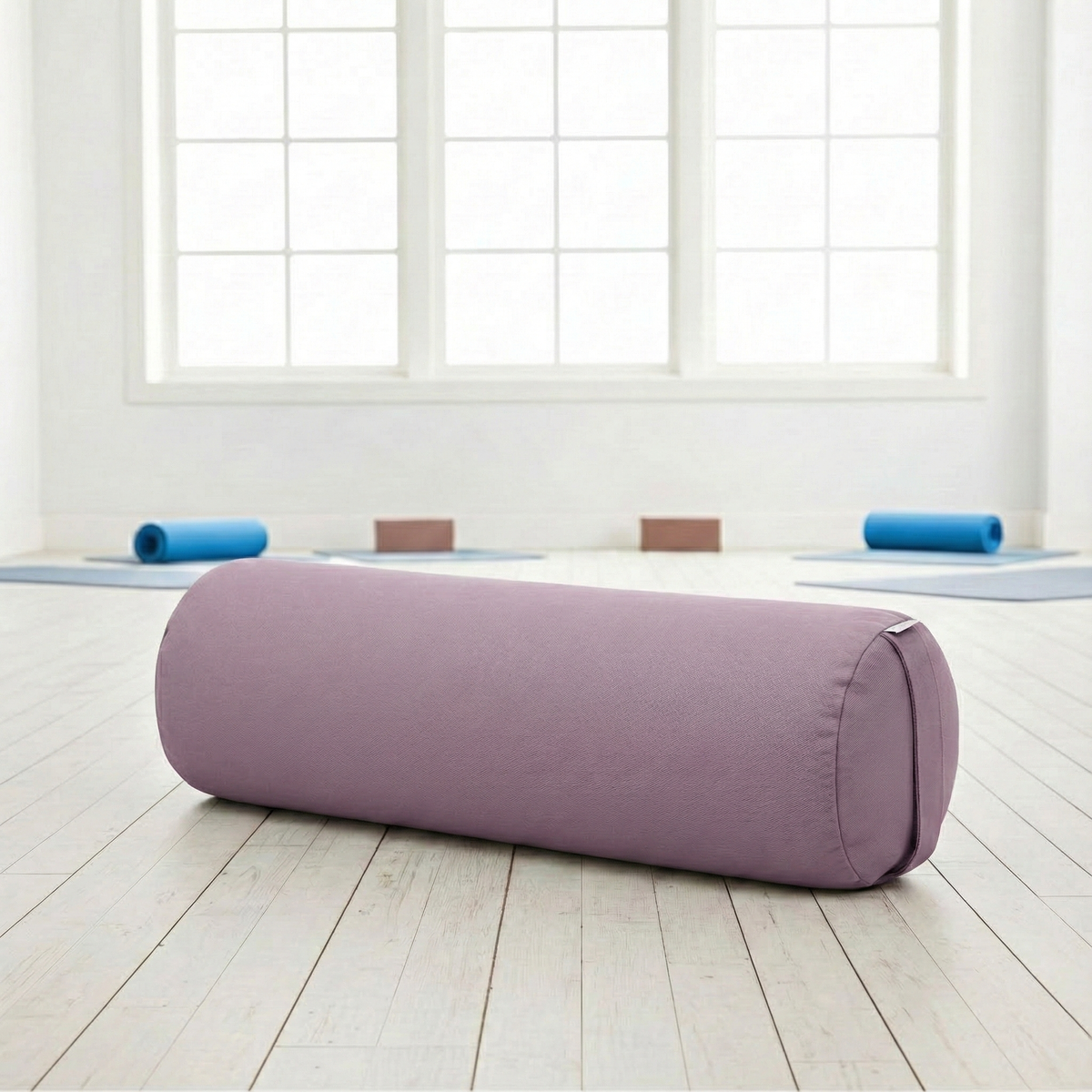 Yoga-Bolster yin - rund - Samtosha - organic cotton