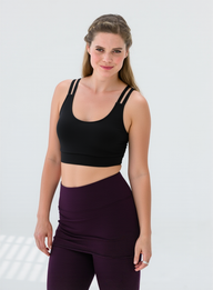 Yoga-Bra active fit "ala" - black - YOGISHOP