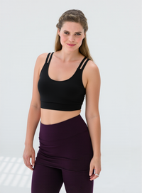 Yoga-Bra active fit "ala" - black - YOGISHOP