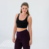 Yoga-Bra active fit "ala" - black - YOGISTAR
