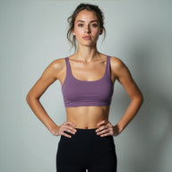 Yoga-Bra "rheia" - velvet plum - YOGISTAR