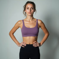 Yoga-Bra "rheia" - velvet plum - YOGISTAR