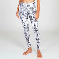 Yoga-Leggings Lux - animal black white - YOGISTAR