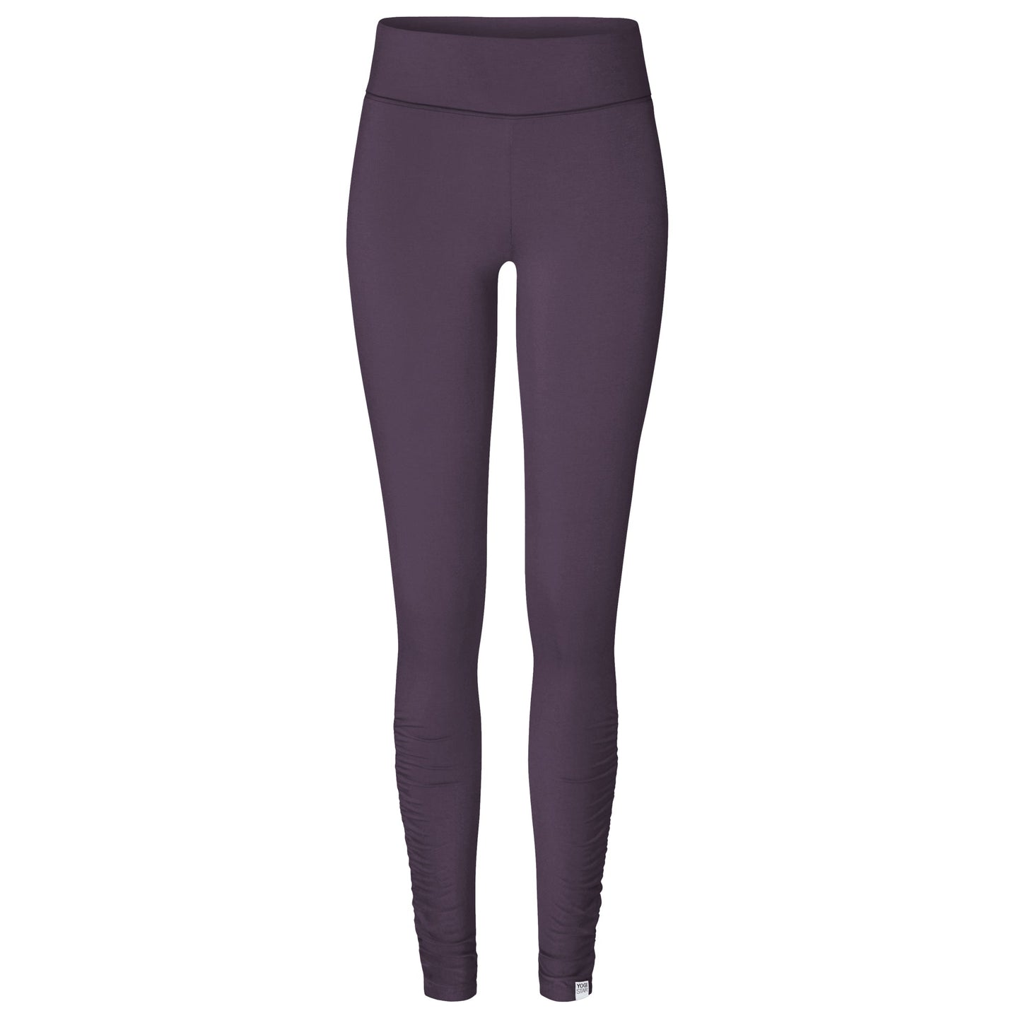 Yoga-Leggings rolldown "ala" - elderberry - YOGISHOP
