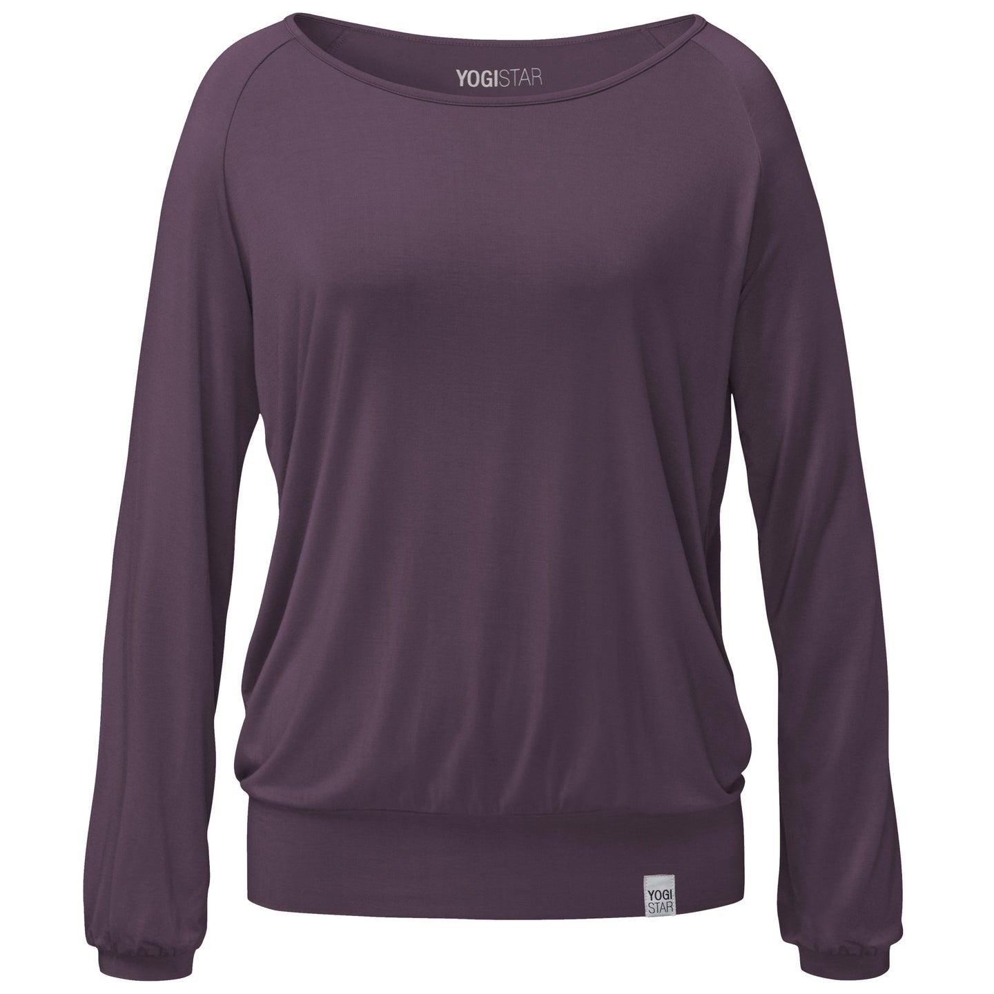 Yoga-Longsleeve "ala" - elderberry - YOGISHOP