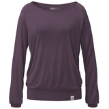 Yoga-Longsleeve "ala" - elderberry - YOGISHOP