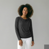 Yoga-Longsleeve flowing shakti "ala" - stonehenge