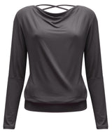 Yoga-Longsleeve flowing shakti "ala" - stonehenge - YOGISHOP