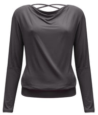 Yoga-Longsleeve flowing shakti "ala" - stonehenge - YOGISHOP