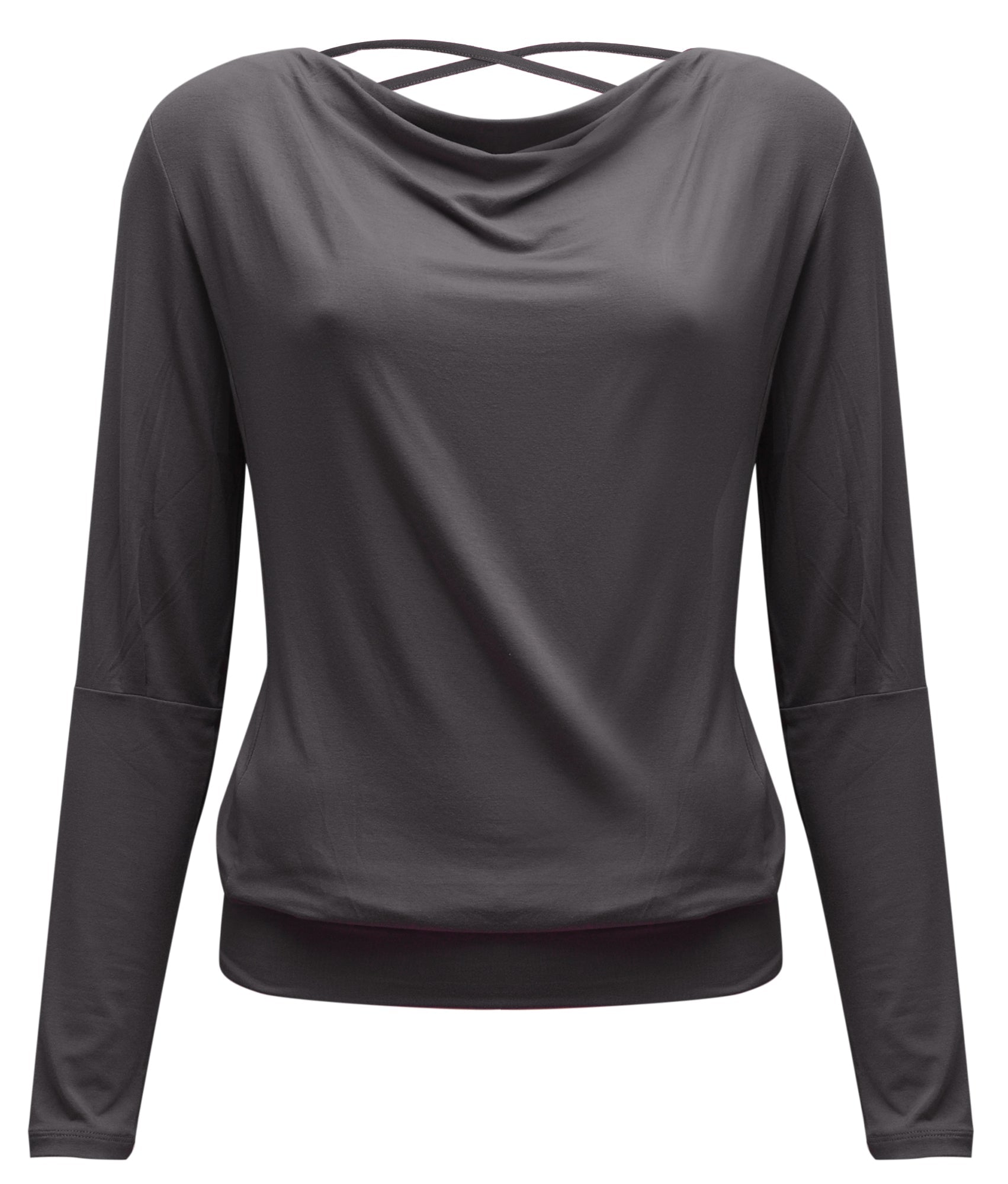 Yoga-Longsleeve flowing shakti "ala" - stonehenge - YOGISHOP