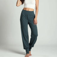 Yoga-Harempants "rheia" - pine green