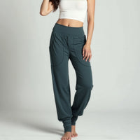 Yoga-Harempants "rheia" - pine green