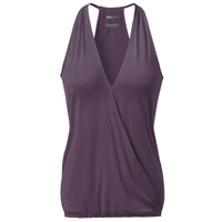 Yoga-Racerback V-Neck "ala" - elderberry