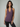 Yoga-Racerback V-Neck "ala" - elderberry