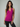 Yoga-Racerback V-Neck "ala" - raspberry