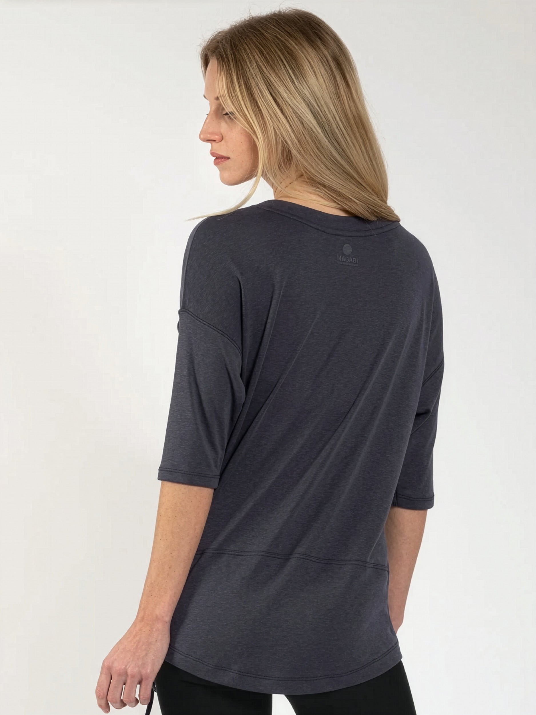 Yoga-Shirt Sara - Dark Grey - YOGISTAR