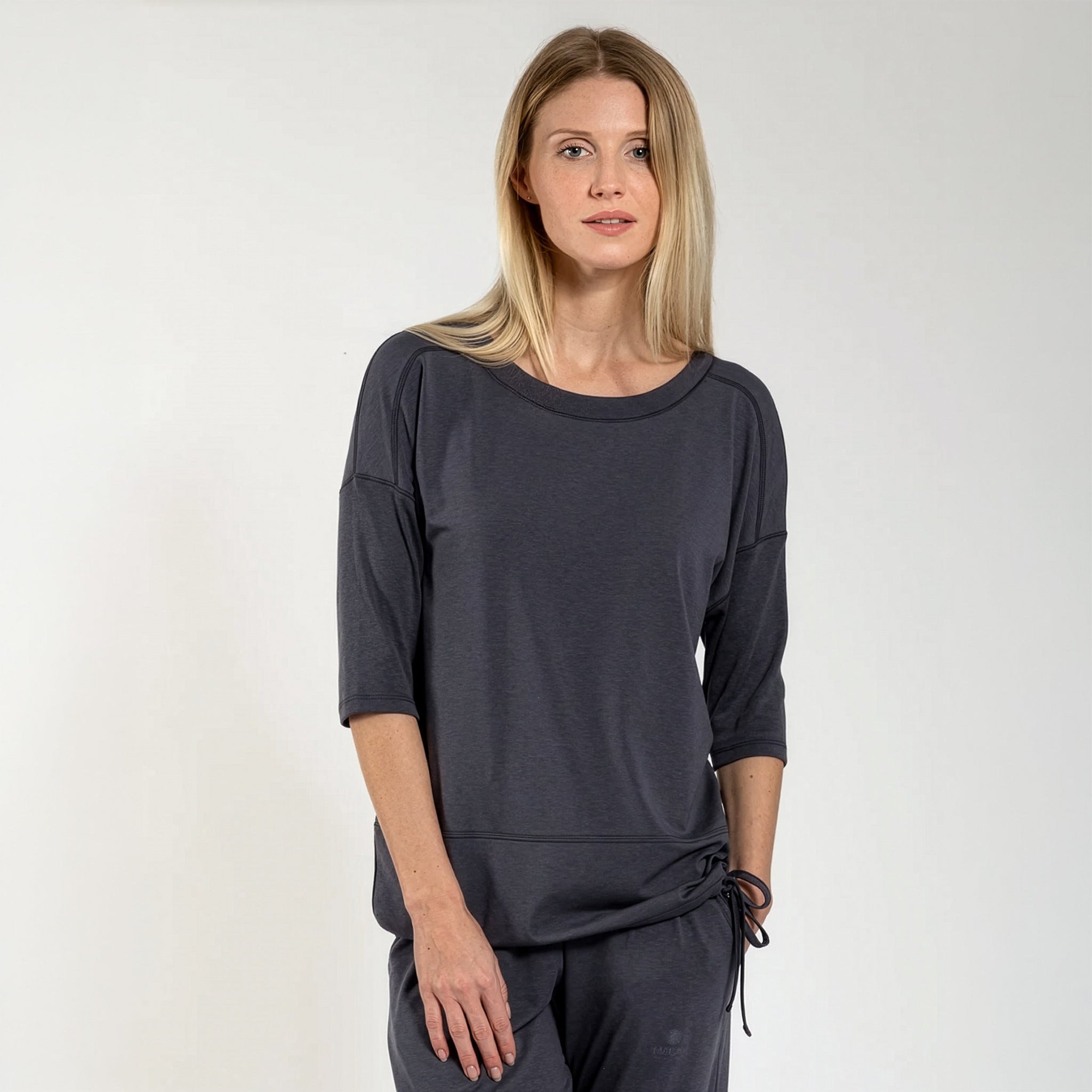 Yoga-Shirt Sara - Dark Grey - YOGISTAR