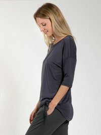 Yoga-Shirt Sara - Dark Grey - YOGISTAR