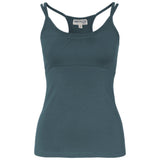 Yoga-Top "rheia" - pine green