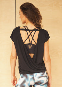 Yoga-Top Surya - anthracite - YOGISHOP