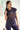 Yoga-T-Shirt Batwing „celestial flower“ - berry/copper - YOGISHOP