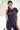 Yoga T-shirt Batwing “yoga” - berry/copper
