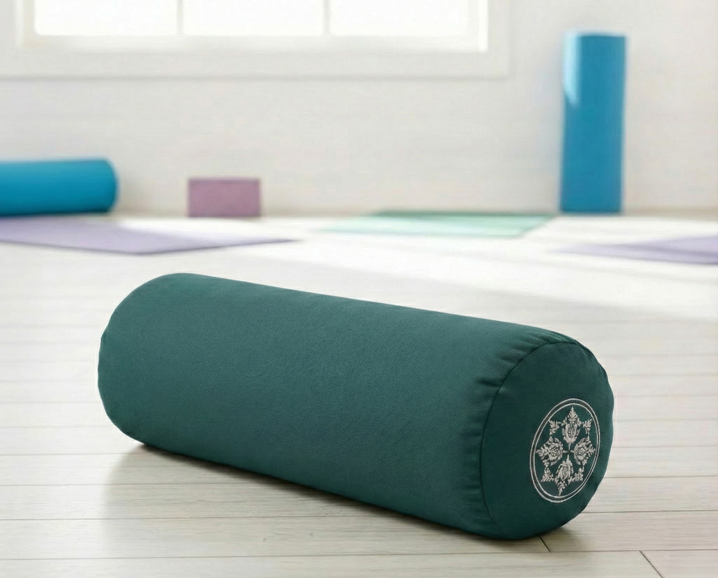 Yoga-Bolster - rund - vintage - cotton - basic - YOGISHOP