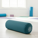 Yoga-Bolster rund - vintage - organic cotton - YOGISTAR