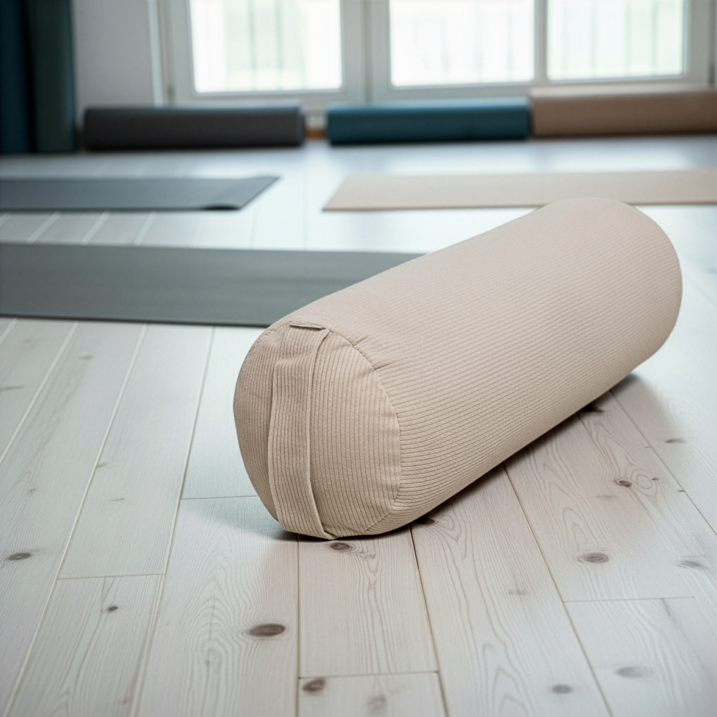 Yoga-Bolster yin - rund - Cord