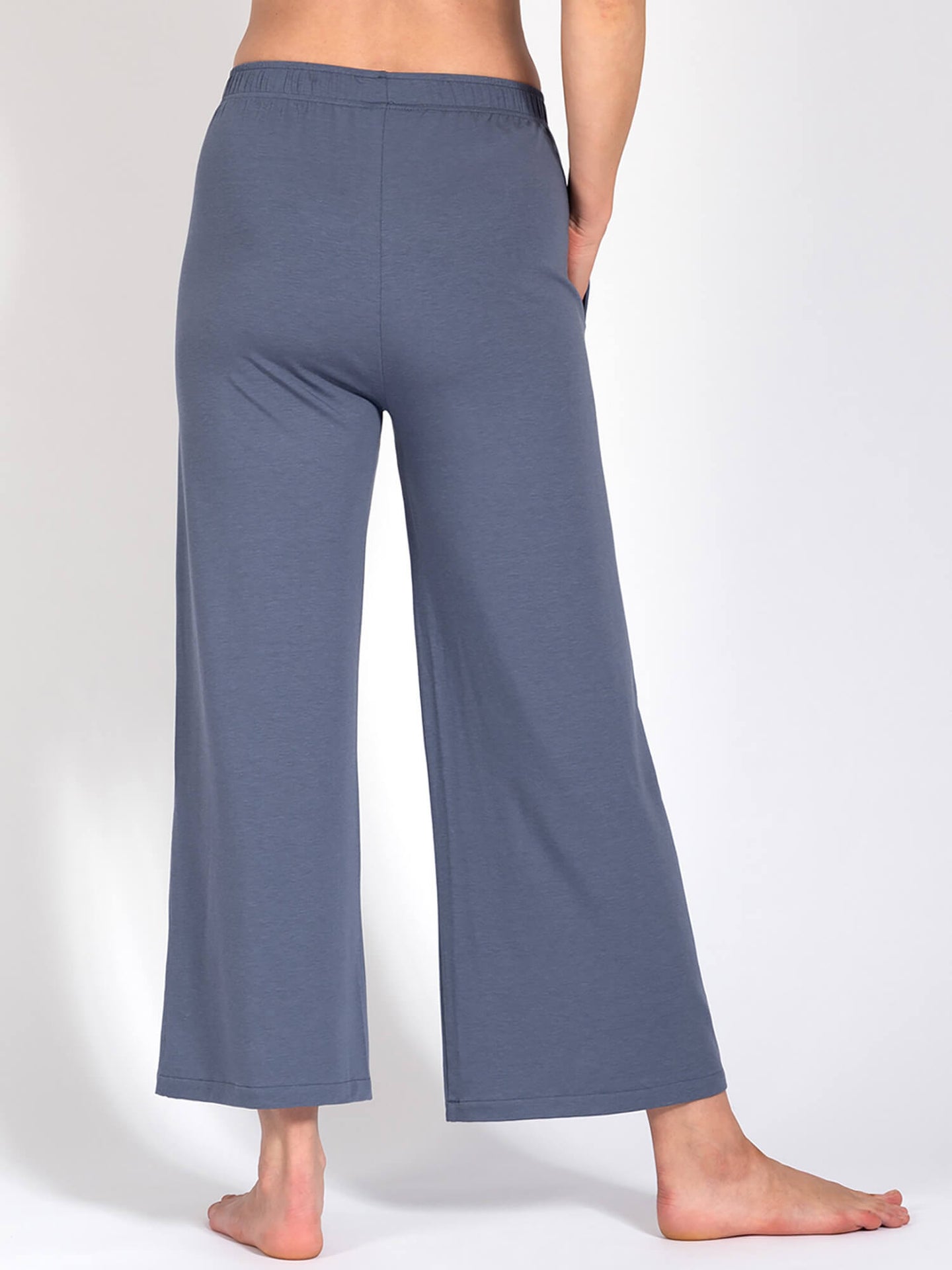 Yogahose Naomi - Blue Grey, aus Naturmaterial - YOGISHOP