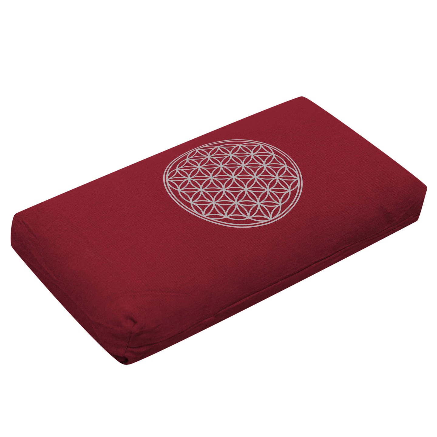 Yogakissen - klein - Blume des Lebens - mit Bio Dinkelspelz-Füllung - YOGISHOP