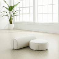 Yoga-Set Ananda (Meditationskissen Dhyana + Yoga-Bolster Samtosha) - YOGISHOP