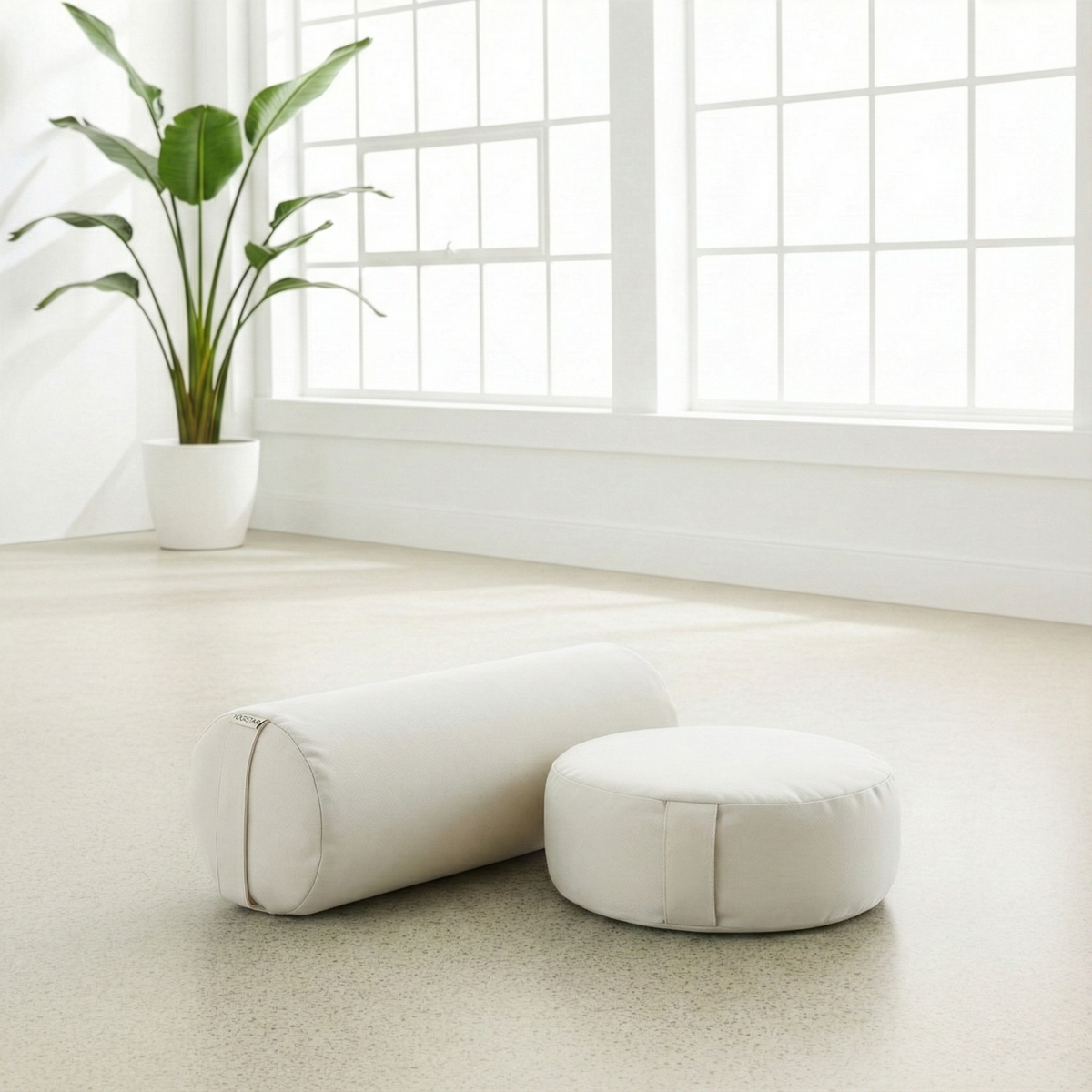 Yoga-Set Ananda (Meditationskissen Dhyana + Yoga-Bolster Samtosha)
