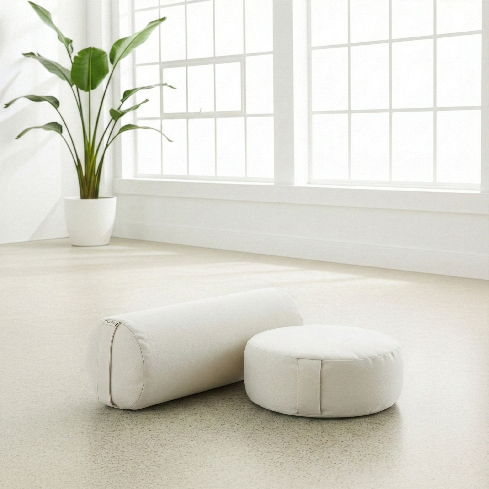 Yoga-Set Ananda (Meditationskissen Dhyana + Yoga-Bolster Samtosha) - YOGISHOP