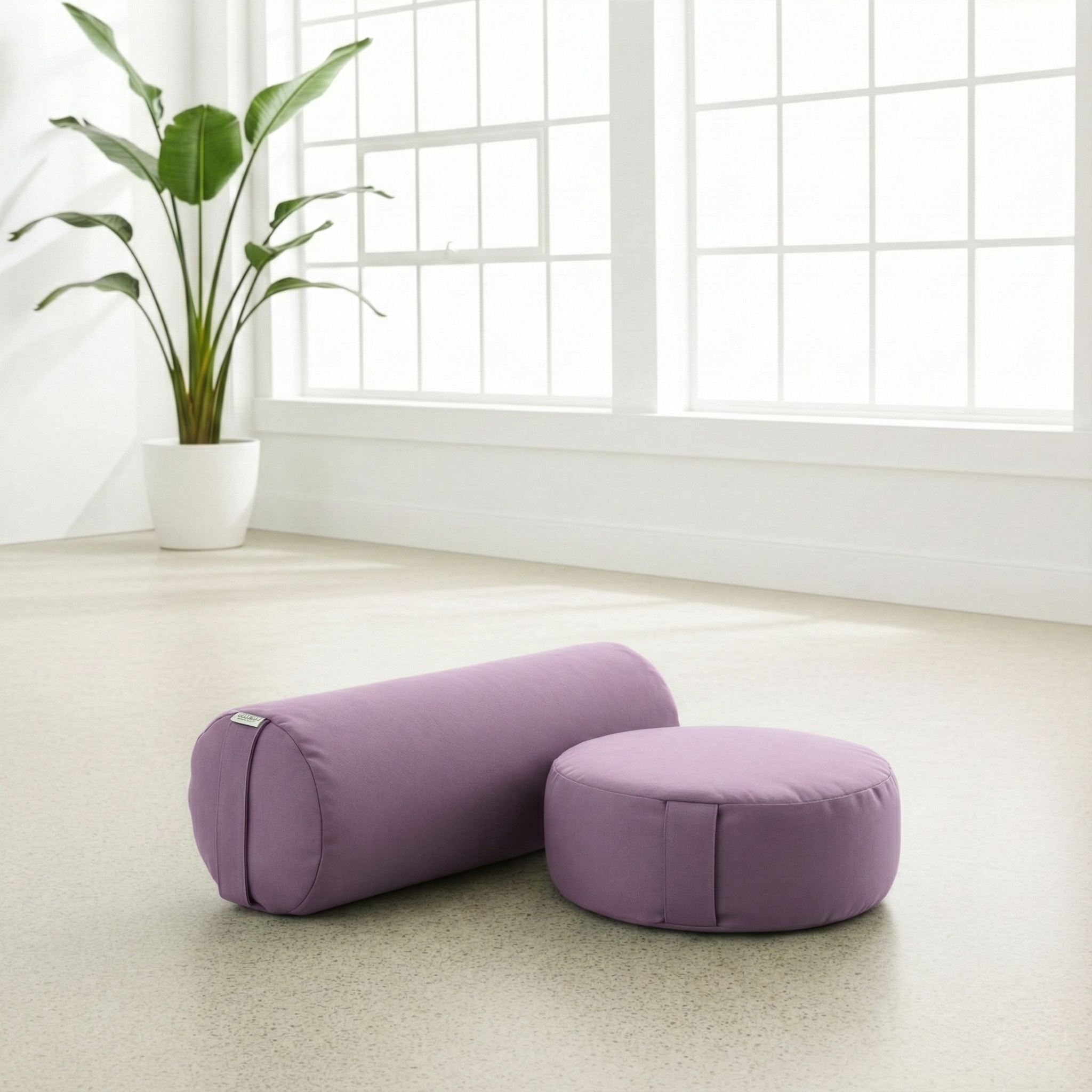 Yoga-Set Ananda (Meditationskissen Dhyana + Yoga-Bolster Samtosha)