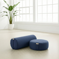 Yoga-Set Ananda (Meditationskissen Dhyana + Yoga-Bolster Samtosha)