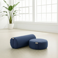 Yoga-Set Ananda (Meditationskissen Dhyana + Yoga-Bolster Samtosha)