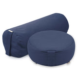 Yoga-Set Ananda (Meditationskissen Dhyana + Yoga-Bolster Samtosha) - YOGISHOP