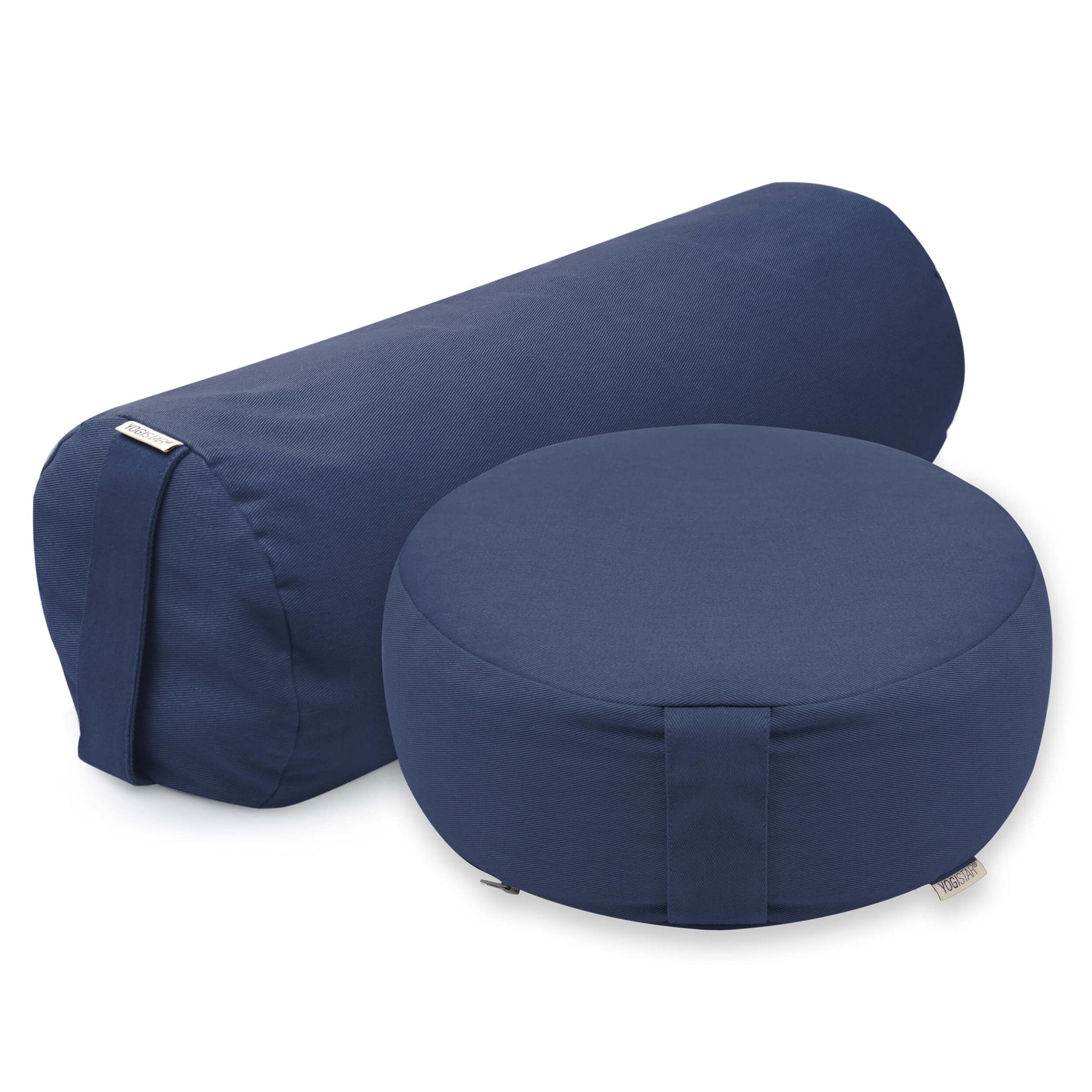 Yoga-Set Ananda (Meditationskissen Dhyana + Yoga-Bolster Samtosha) - YOGISHOP
