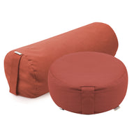 Yoga-Set Ananda (Meditationskissen Dhyana + Yoga-Bolster Samtosha) - YOGISTAR
