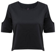 Yoga-Breathe-Shirt "Raffaela" - black - YOGISHOP