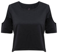 Yoga-Breathe-Shirt "Raffaela" - black - YOGISHOP