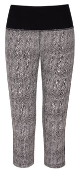 Yoga-Capri "Karma" - herringbone - YOGISHOP