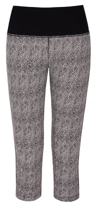 Yoga-Capri "Karma" - herringbone - YOGISHOP