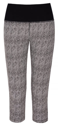 Yoga-Capri "Karma" - herringbone - YOGISHOP