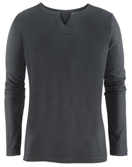 Yoga-Shirt "Pero" - men - charcoal - YOGISHOP