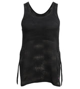 Yoga-Mesh-Top "Roma" - black - YOGISHOP