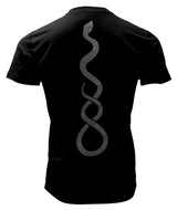 Yoga-T-Shirt "Kundalini", men - black - YOGISHOP