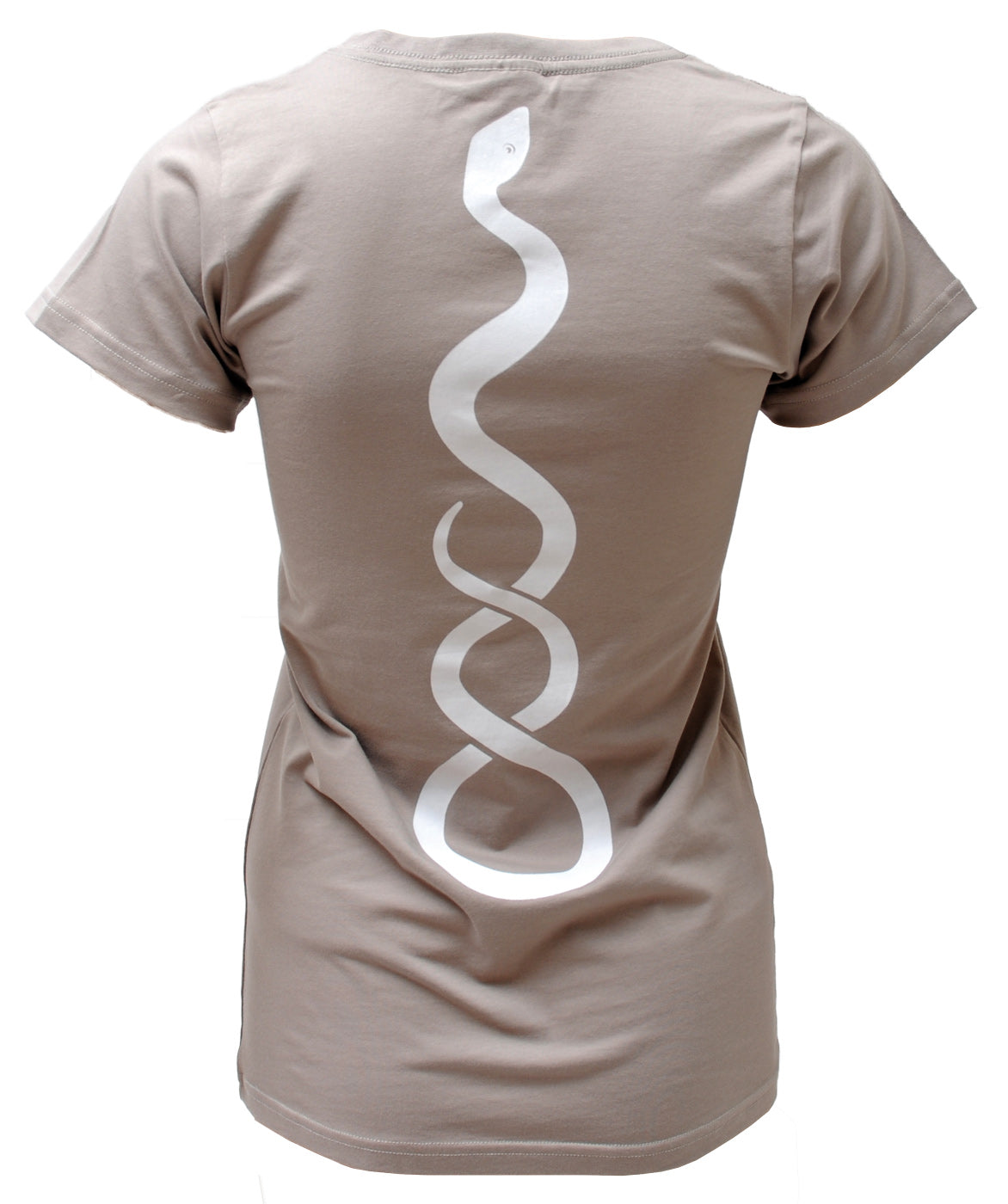 Yoga-T-Shirt "Kundalini" - taupe - YOGISHOP